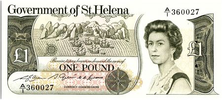 Sainte Hélène 1 Pound, Elisabeth II - Armoiries - 1981 - Neuf - P.9a