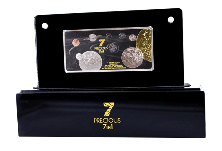 Salomon (îles) 10 Dollars Elisabeth II - 7 in 1 - 7 métaux précieux - Système solaire - 2014