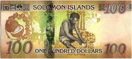 Salomon (îles) 100 Dollars Armoiries - Noix de coco -2015 - Neuf - P.36