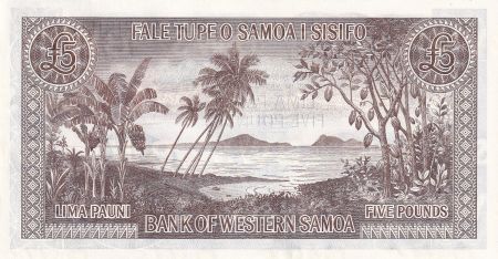 Samoa 5 Pounds - Armories, drapeau - Paysage - 2020 - Série U - P.NEW