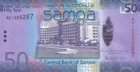 Samoa 50 Tala 2012 - 50 ans Independance 1962-2012 - Hybride