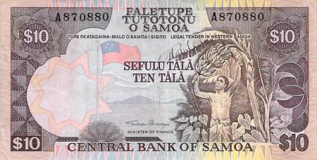 Samoa SAMOA - 10 TALA 1985
