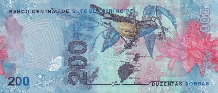 Sao Tomé-et-Principe 200 Dobras - Roi Amador - Colibri - 2020 - NEUF - P.NEW
