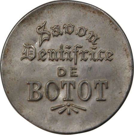 SAVON DENTIFRICE DE BOTOT - TIMBRE MONNAIE 10 Cts Rouge