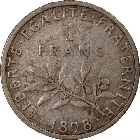 SEMEUSE - 1 FRANC ARGENT 1898