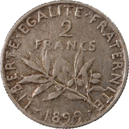 SEMEUSE - 2 FRANCS ARGENT 1899