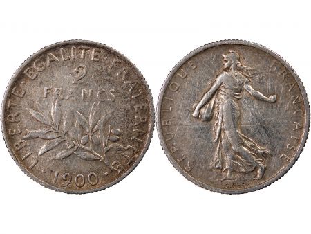 Semeuse - 2 Francs Argent 1900