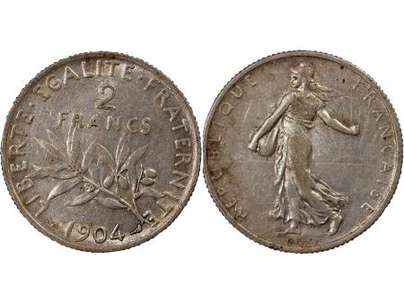 Semeuse - 2 Francs Argent 1904