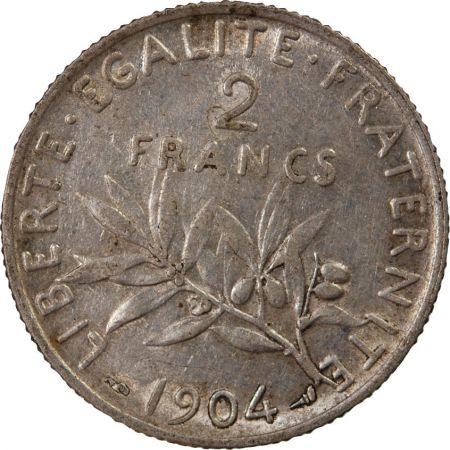Semeuse - 2 Francs Argent 1904