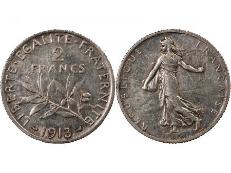 Semeuse - 2 Francs Argent 1913
