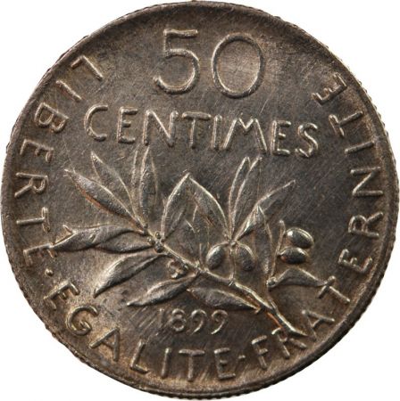 SEMEUSE - 50 CENTIMES ARGENT 1899