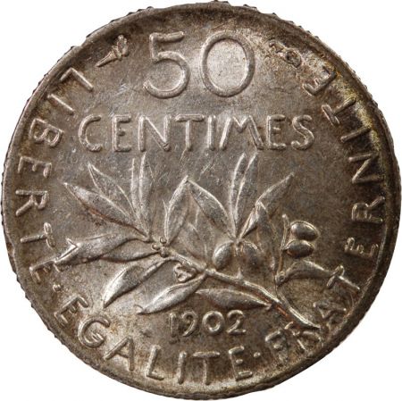 SEMEUSE - 50 CENTIMES ARGENT 1902