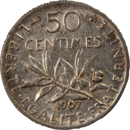 SEMEUSE - 50 CENTIMES ARGENT 1907