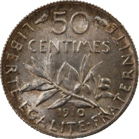 SEMEUSE - 50 CENTIMES ARGENT 1910