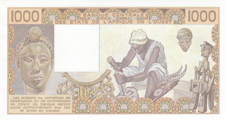 Sénégal 1000 Francs femme 1987 - Sénégal - Série X.016