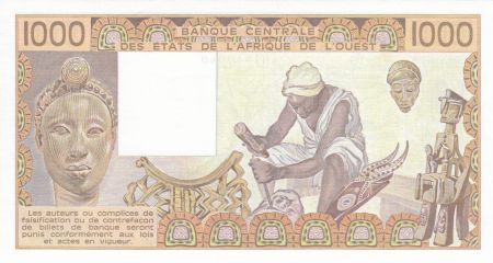 Sénégal 1000 Francs femme 1988 - Sénégal - Série G.020