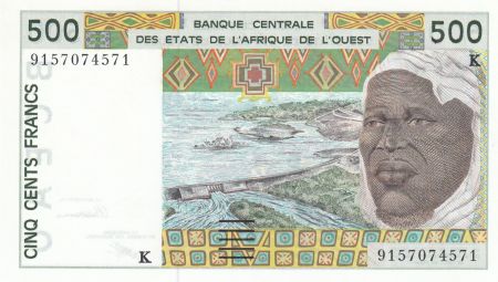 Sénégal 500 Francs homme 1991 - Sénégal
