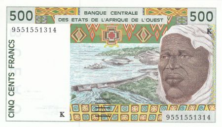 Sénégal 500 Francs homme 1995 - Sénégal