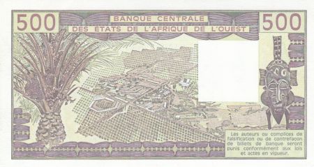 Sénégal 500 Francs zébus 1981 - Sénégal - Série X.10