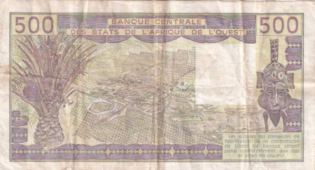 Sénégal 500 Francs zébus 1989 K- Sénégal - Série H.21