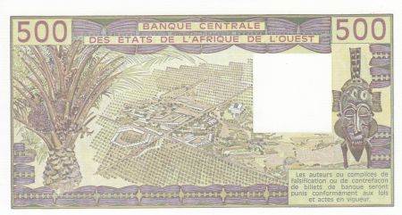 Sénégal 500 Francs zébus 1990 - Sénégal - Série T.22