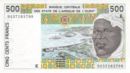 Sénégal BANQUE DES ETATS DE L\'AFRIQUE DE L\'OUEST  SENEGAL - 500 FRANCS 1991 - SUP