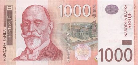 Serbie 1000 Dinara Dorde Vajfert