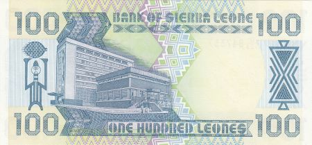 Sierra Leone 100 Leones 1990 - Pdt Joseph Saidu Momoh, navire, bâtiment