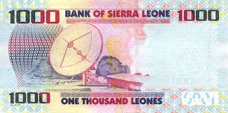 Sierra Leone 1000 Leones Bai Bureh - Parabole