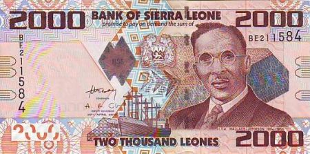Sierra Leone 2000 Leones I.T.A. Wallace Johnson