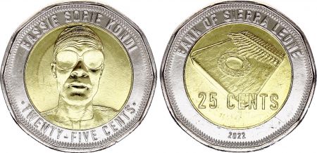 Sierra Leone 25 Cents - Bassie S. Kondi - 2022 - Bimétallique