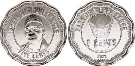 Sierra Leone 5 Cents - Israel Olorunfeh - 2022