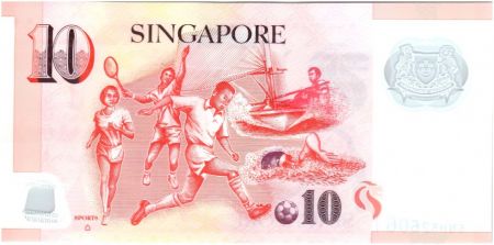 Singapour 10 Dollars E.Y. bin Ishak - Sportifs 2015