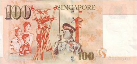 Singapour 100 Dollar E.Y. bin Ishak - métier