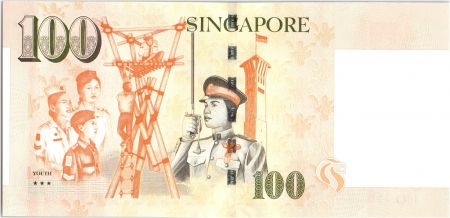 Singapour 100 Dollars E.Y. bin Ishak - Jeunesse - 2018 - Neuf