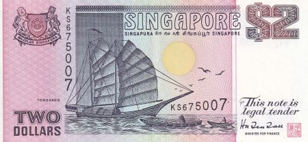 Singapour 2 Dollars - Tongkank - Procession de Chingay - 1998 - SPL - P.37