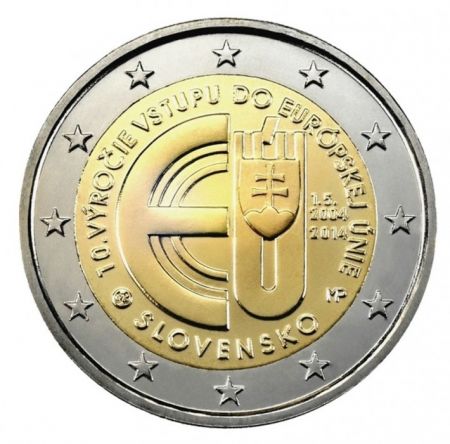 Slovaquie 2 Euro, Entrée dans l\'Union Européenne 2004 - 2014