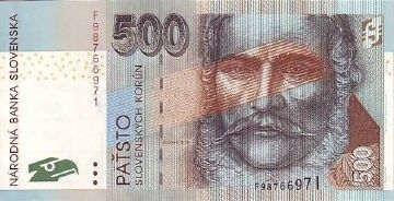 Slovaquie 500 Korun Ludovit Stur