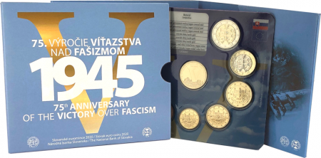 Slovaquie Coffret BU Euro (II) SLOVAQUIE 2020 - 75 ans de la Victoire sur le Fascisme