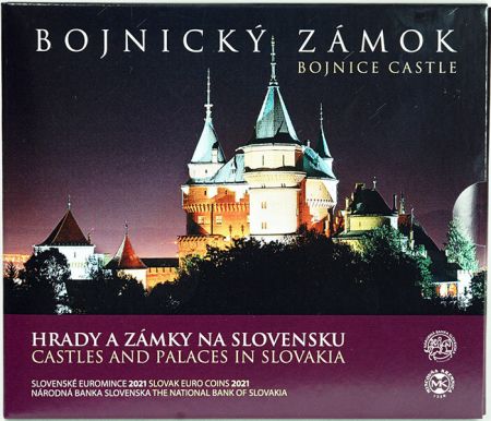 Slovaquie Coffret BU Euro SLOVAQUIE 2021 - Château de Bojnice