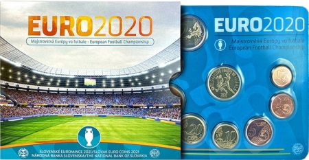 Slovaquie Coffret BU Euro SLOVAQUIE 2021 - UEFA Euro Football 2021