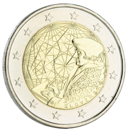 Slovaquie Pièce 2 Euros Commémo. UNC SLOVAQUIE 2022 - 35 ans du Programme ERASMUS