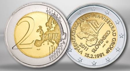 Slovaquie Slovaquie-2 Euro Visegrad