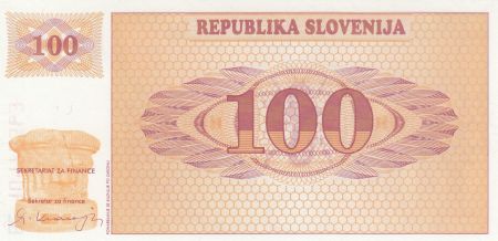 Slovénie 100 Tolarjev 1990 - Montagne