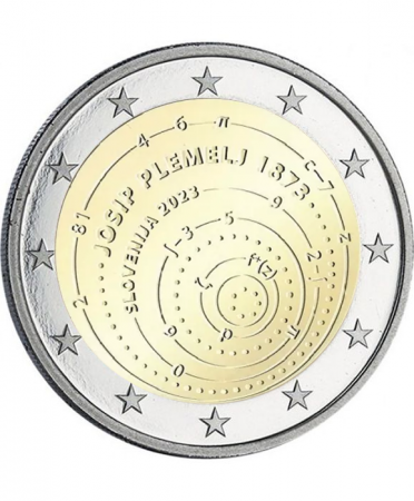 Slovénie 2 Euros Commémo. 2023 - 150 ans de Josip Plemelj