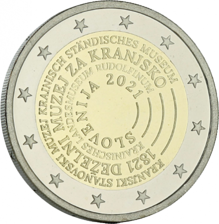 Slovénie 2 Euros Commémo. BE SLOVENIE 2021 - 200 ans de la Fondation du 1er Musée de Slovénie
