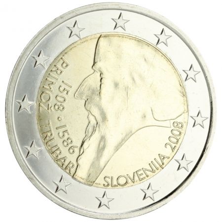Slovénie 2 Euros Commémo. SLOVENIE 2008 - Primoz Trubar