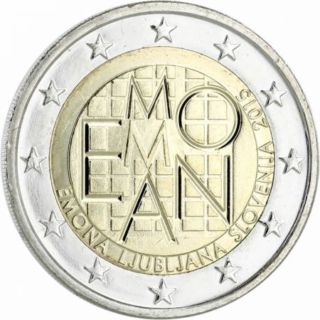 Slovénie 2 Euros Commémo. SLOVENIE 2015 - Emona