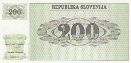 Slovénie 200 Tolarjev 1990 - Montagne