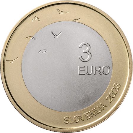 Slovénie 3 Euros Commémo. 2023 - 110 ans de Boris Pahor